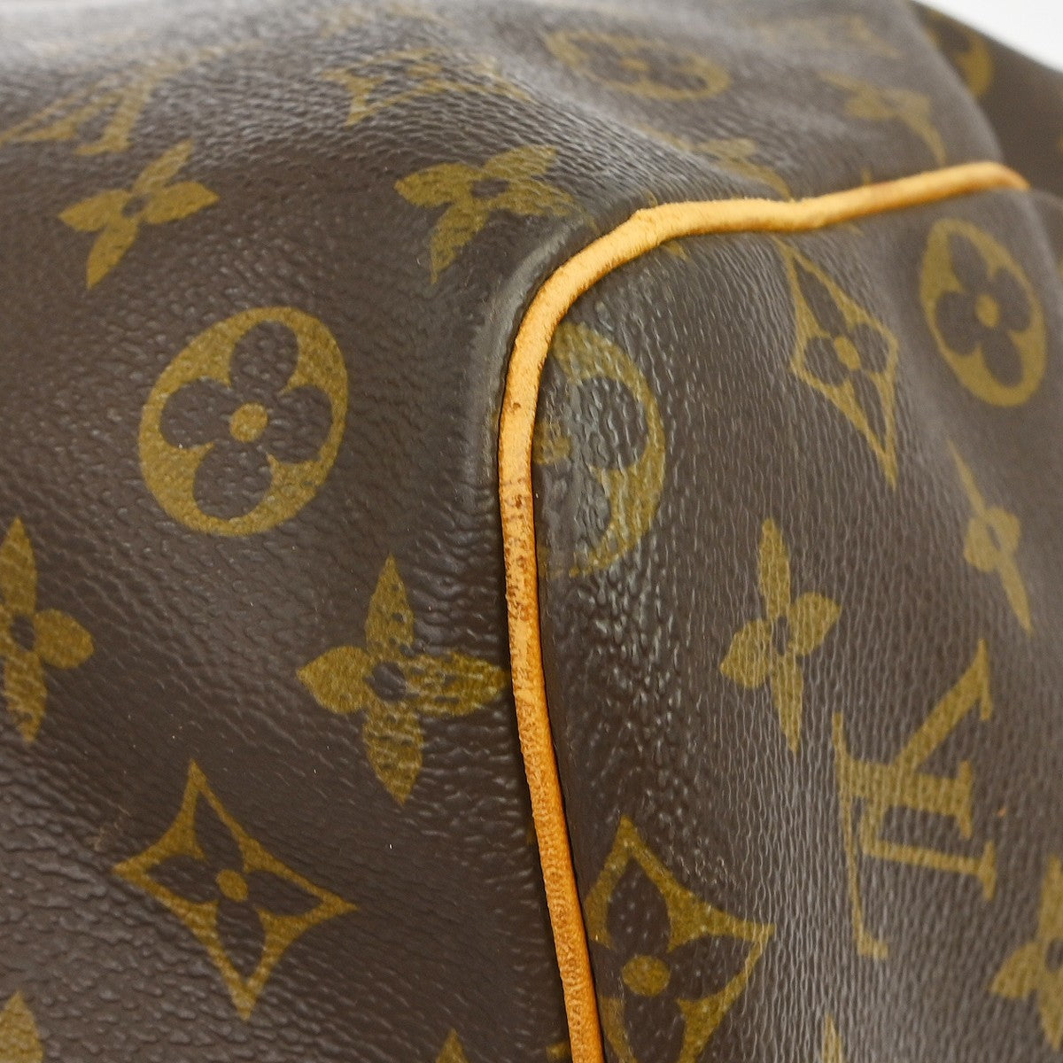 Louis Vuitton Keepall Bandouliere Monogram Canvas Brown Canvas Travel Bag Bag (Pre-Owned)