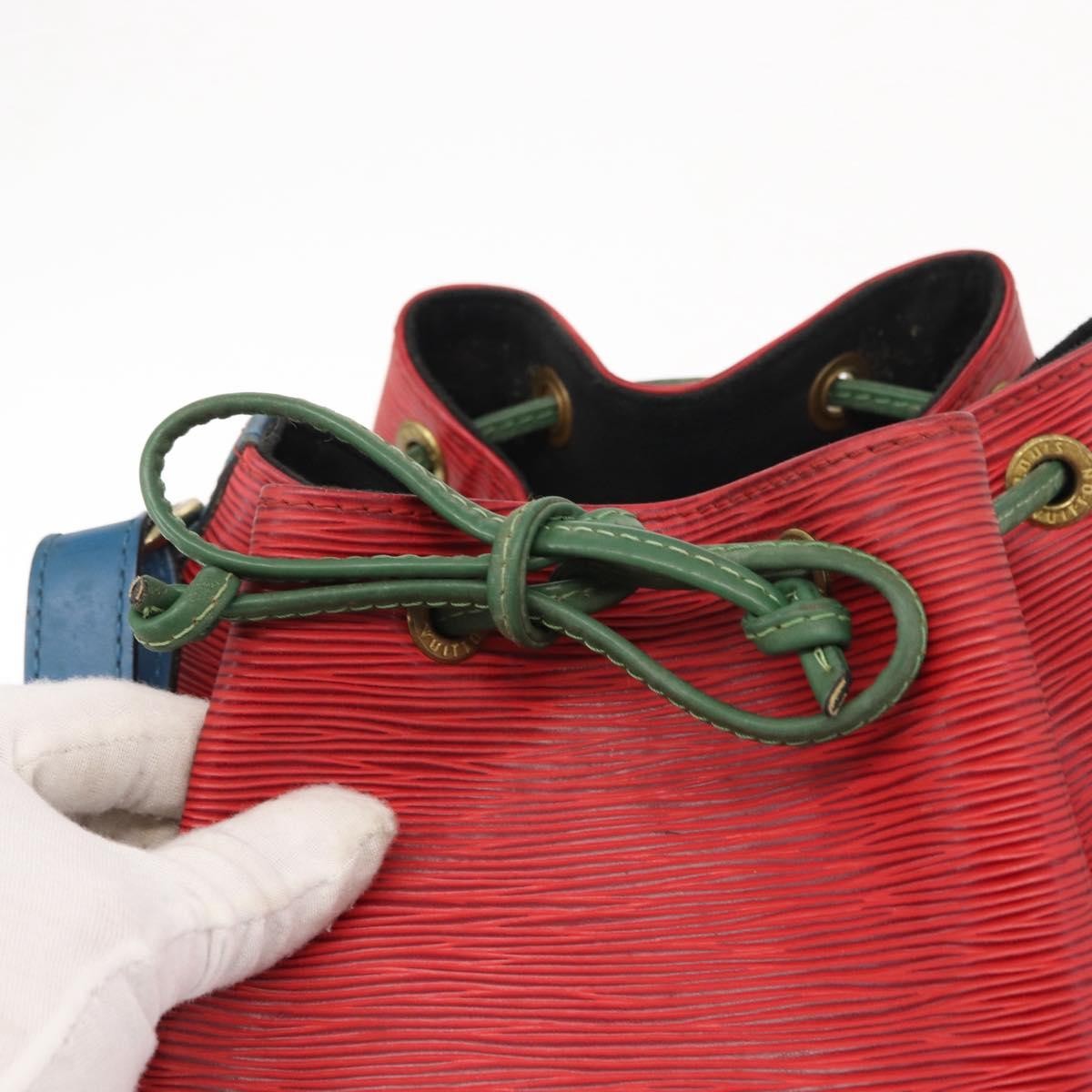 Louis Vuitton Tricolor Noe Epi Leather Red Leather Shoulder Bag Bag (Pre-Owned)