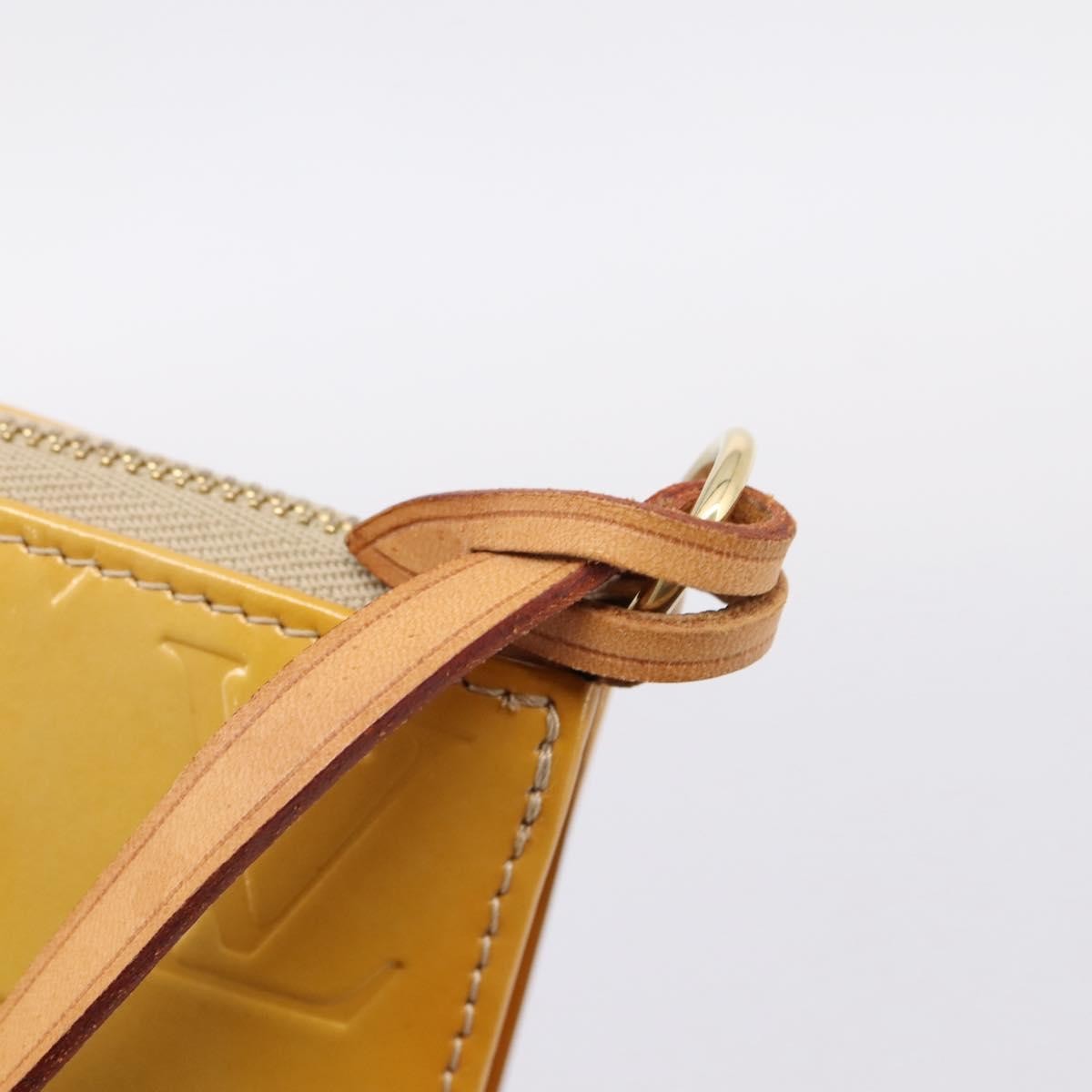 Louis Vuitton Lexington Pochette Monogram Vernis Beige Patent_Leather Clutche & Pouche Bag (Pre-Owned)