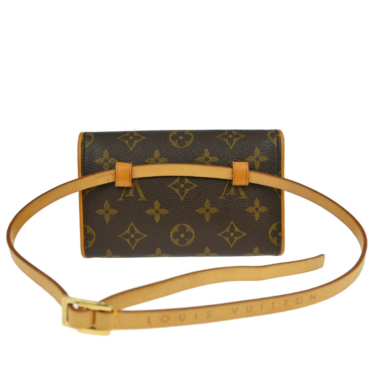 Louis Vuitton Florentine Canvas Brown Canvas Clutche & Pouche Bag (Pre-Owned)