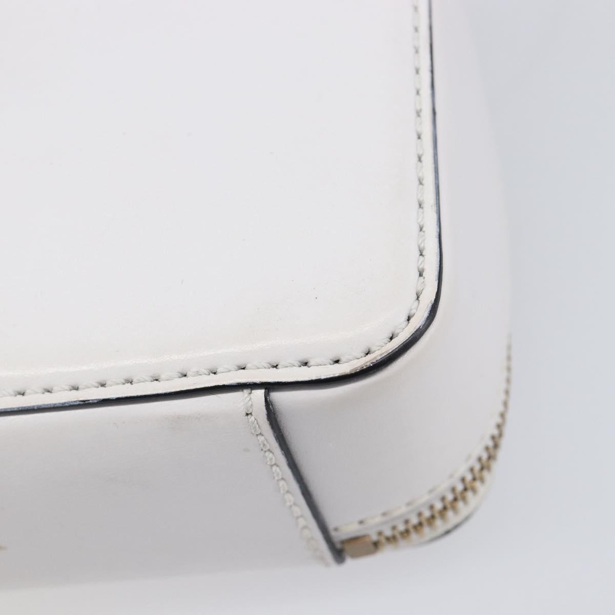 Valentino Garavani Vsling Leather White Leather Shoulder Bag Bag (Pre-Owned)