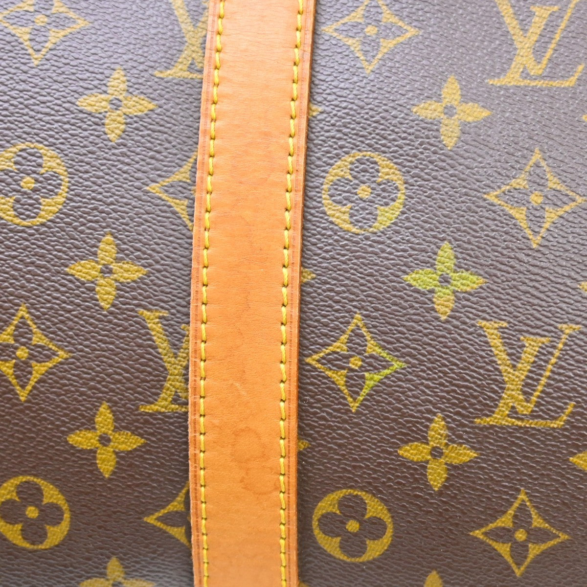 Louis Vuitton Keepall Monogram Brown Canvas Travel Bag Bag (Pre-Owned)