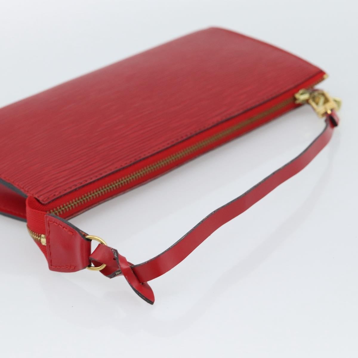 Louis Vuitton Pochette Accessoires Epi Red Leather Clutche & Pouche Bag (Pre-Owned)