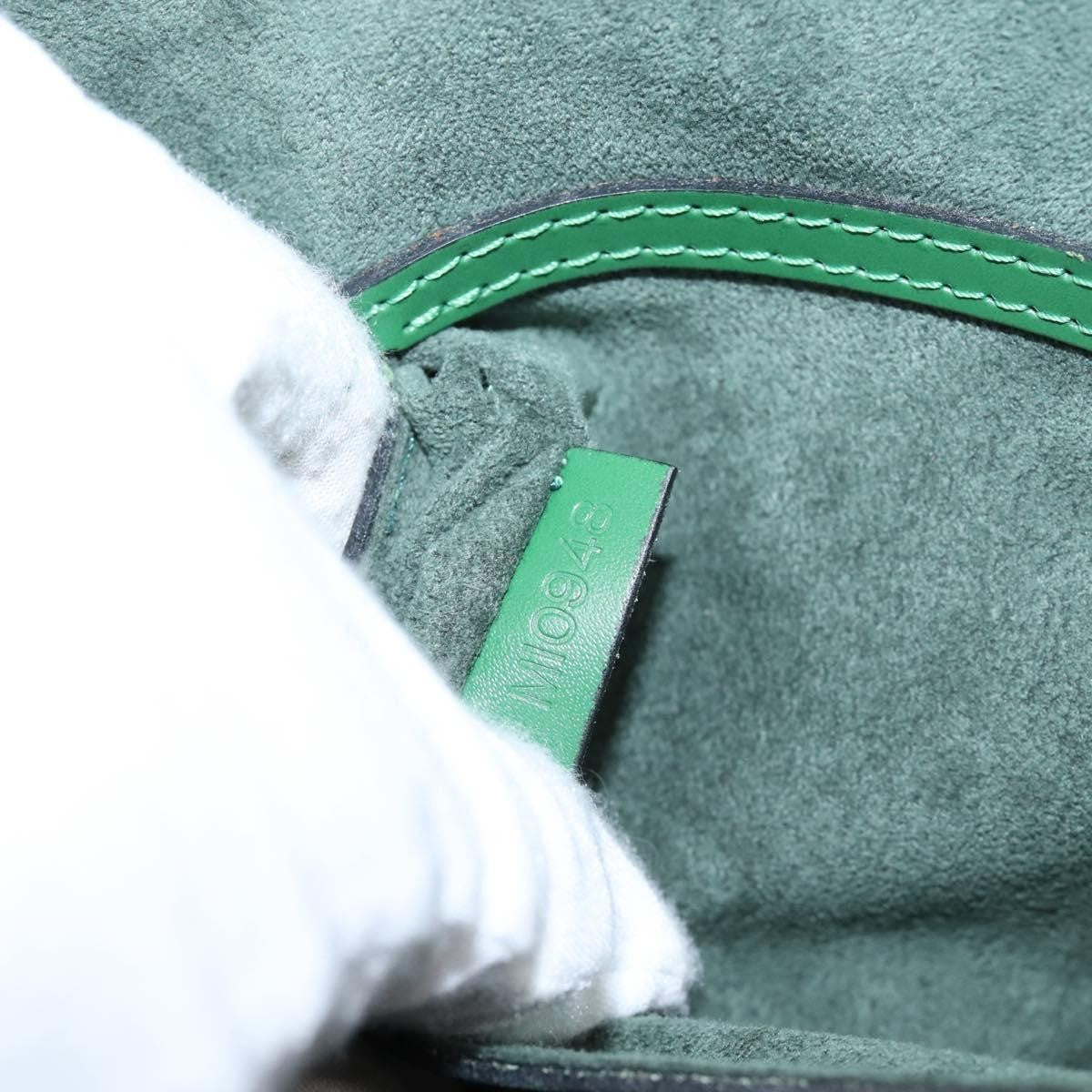 Louis Vuitton Alma Epi Leather Green Leather Handbag (Pre-Owned)