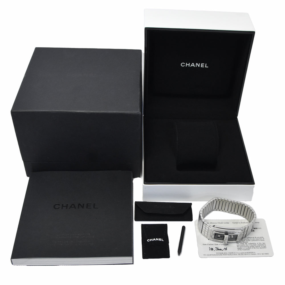 Chanel Code Coco Quartz Stainless Steel With Diamond Watch (Pre-Owned)