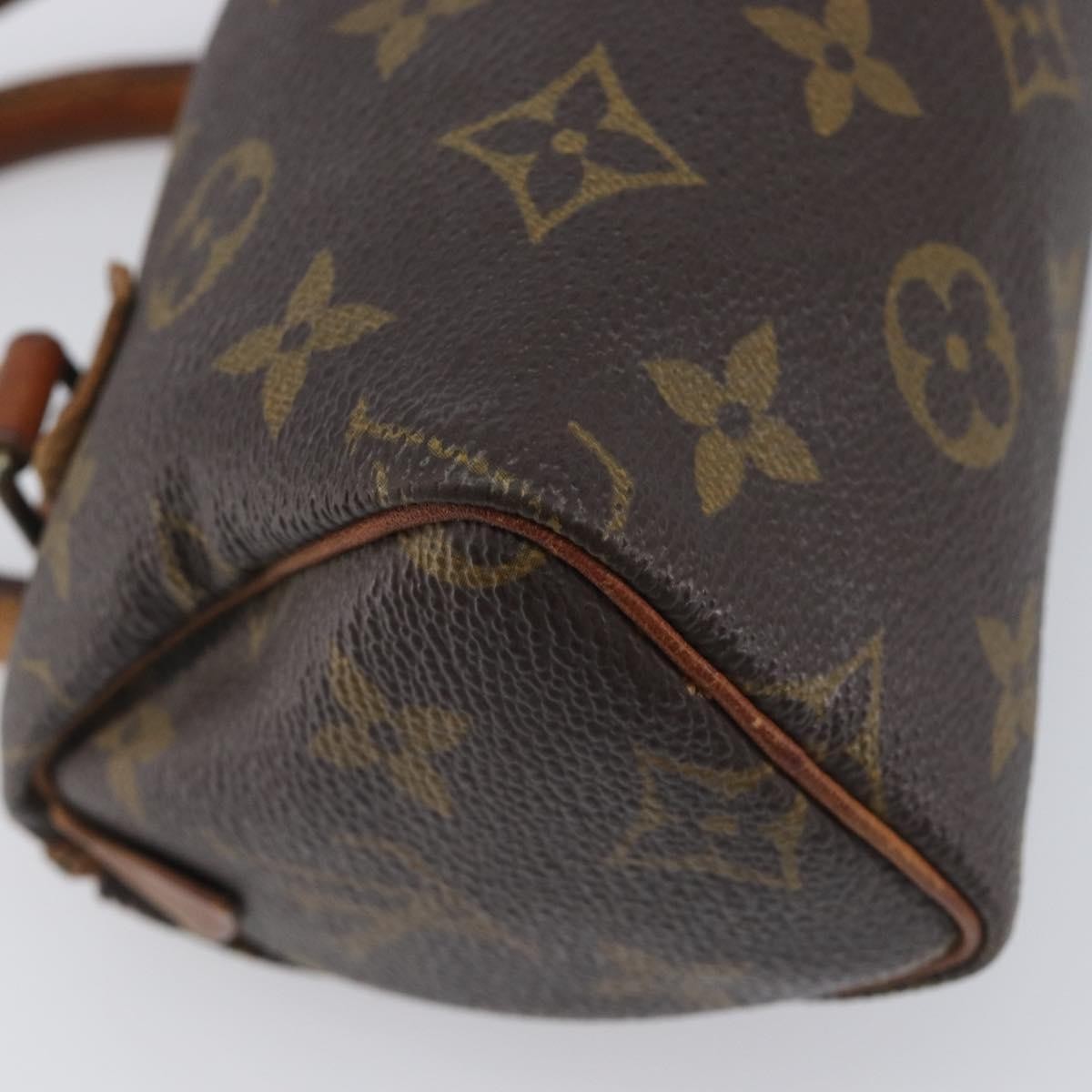Louis Vuitton Speedy Mini Hl Monogram Canvas Brown Canvas Handbag (Pre-Owned)