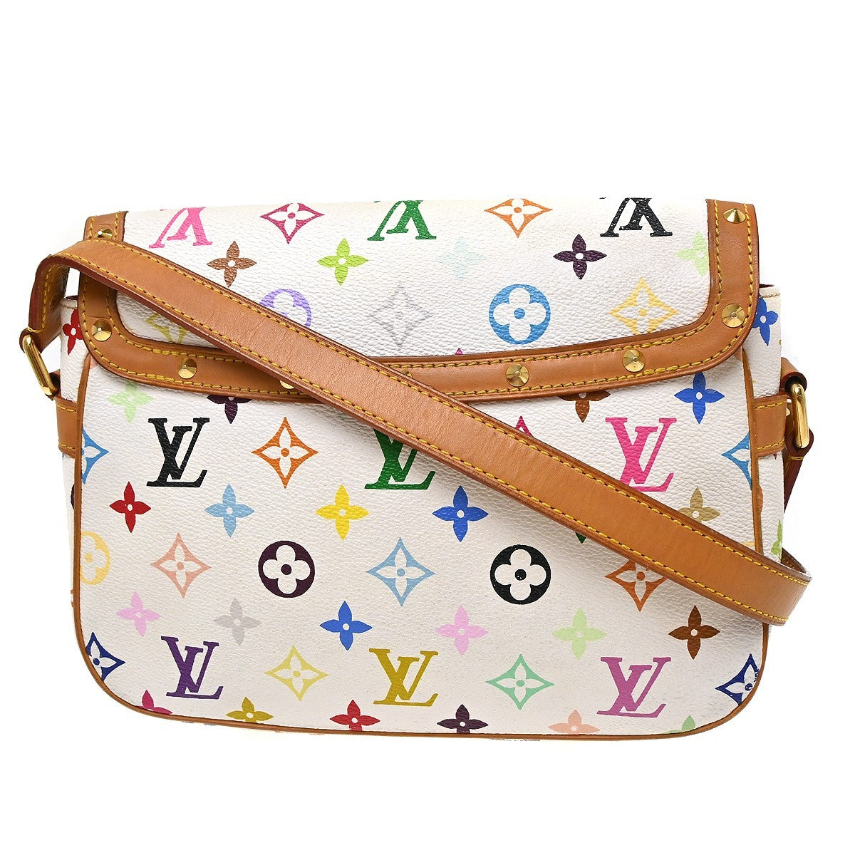 Louis Vuitton Sologne Monogram Multicolor Multicolour Canvas Shoulder Bag Bag (Pre-Owned)