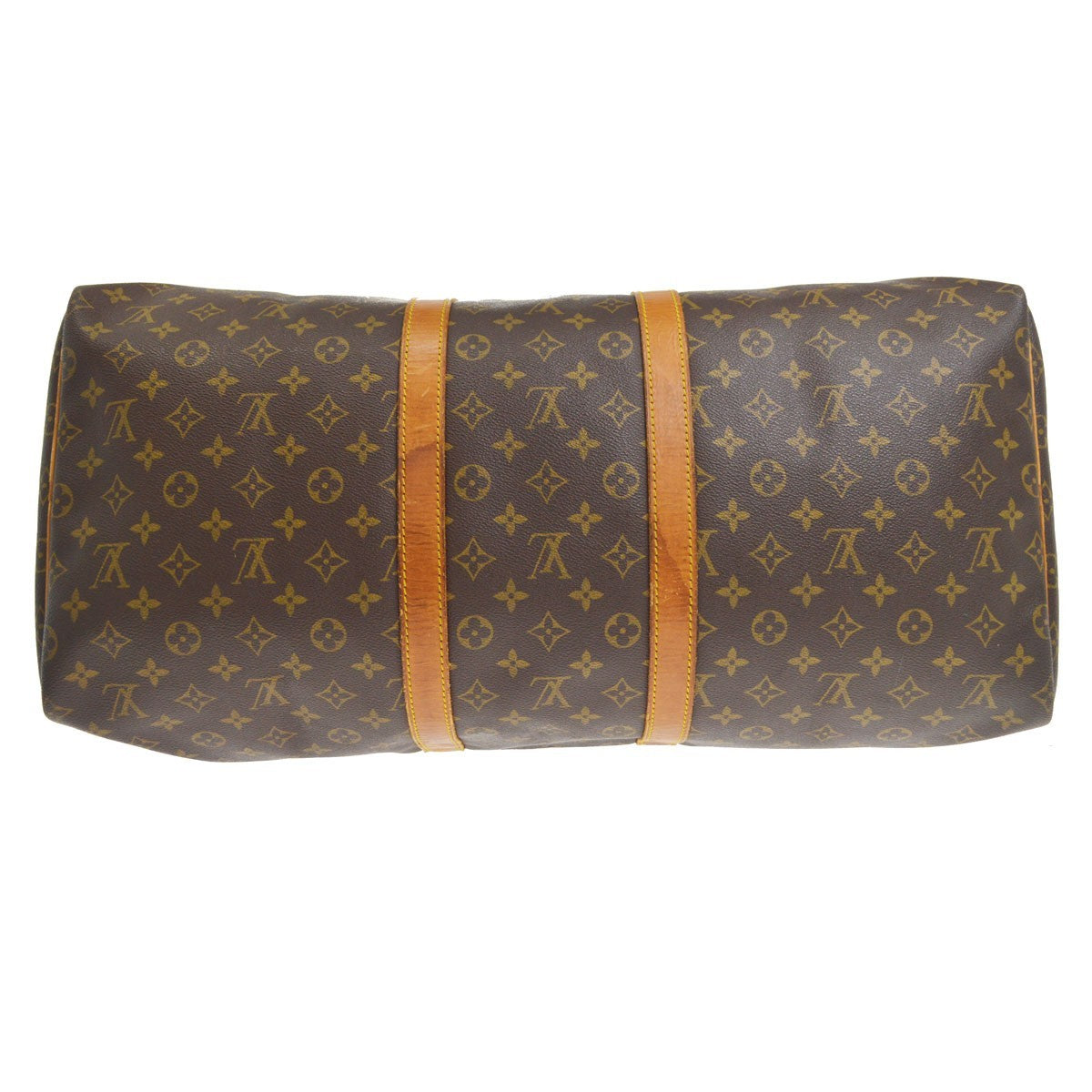 Louis Vuitton Keepall Monogram Canvas Brown Canvas Travel Bag Bag (Pre-Owned)