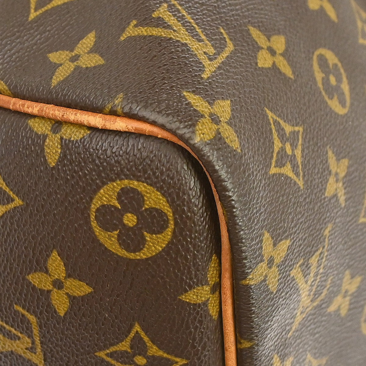 Louis Vuitton Keepall Monogram Canvas Brown Canvas Travel Bag Bag (Pre-Owned)
