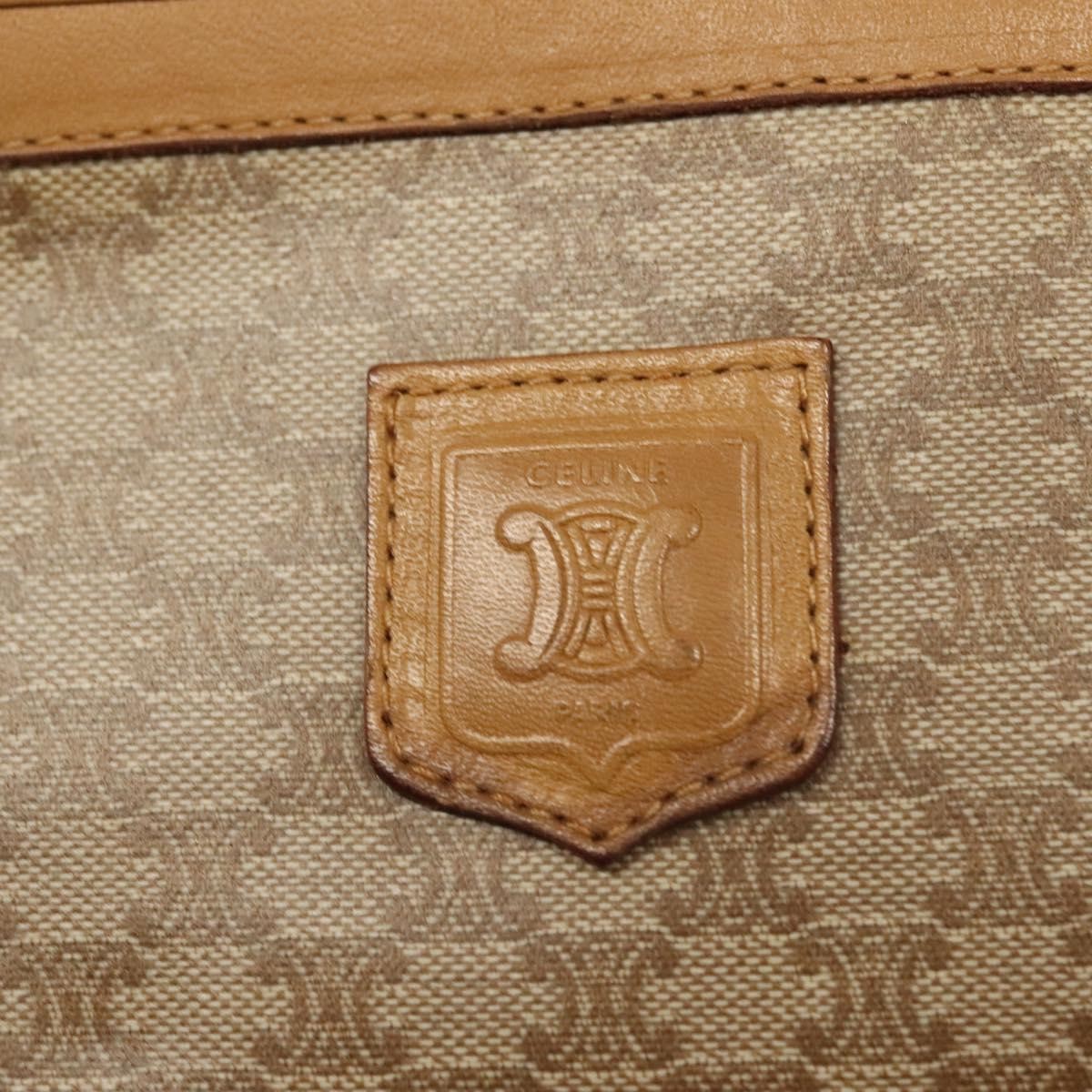 Celine Macadam Pochette Clutch Beige Pvc Clutche & Pouche Bag (Pre-Owned)