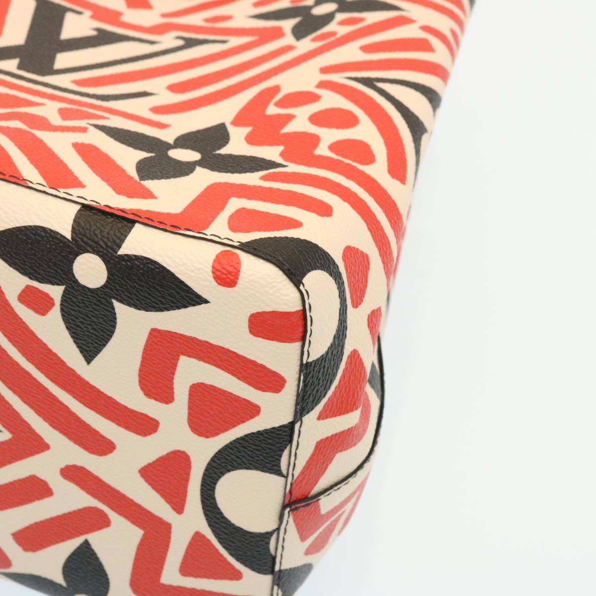 Louis Vuitton Neonoe Limited Edition Crafty Monogram Giant Red Canvas Handbag (Pre-Owned)