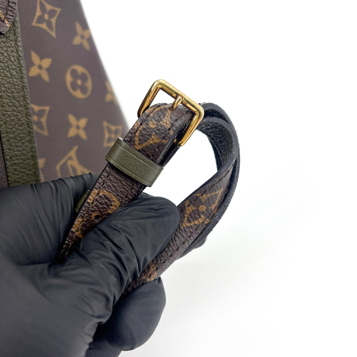 Louis Vuitton Marignan Monogram Canvas With Leather Brown Canvas Handbag (Pre-Owned)