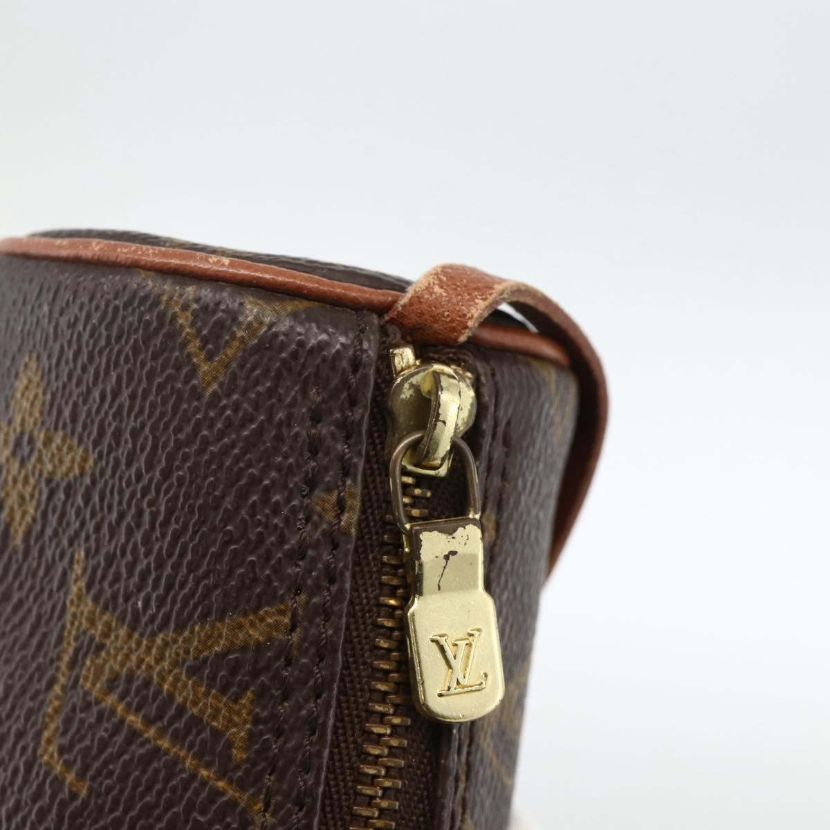 Louis Vuitton Papillon Pochette Monogram Canvas Brown Canvas Clutche & Pouche Bag (Pre-Owned)