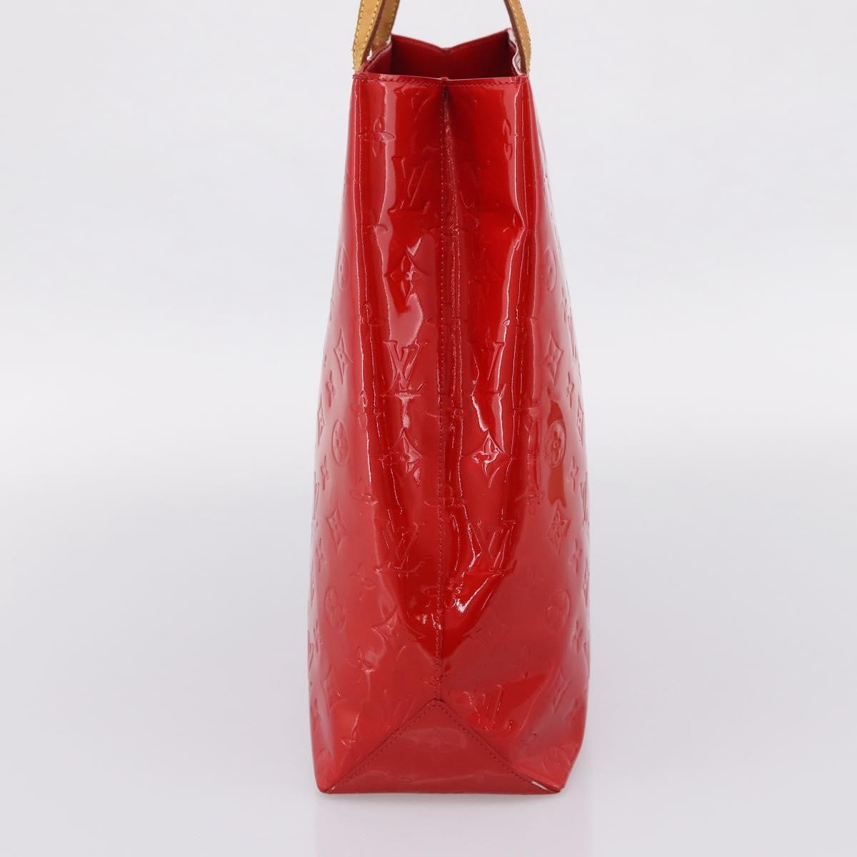 Louis Vuitton Reade Monogram Vernis Red Patent_Leather Handbag (Pre-Owned)