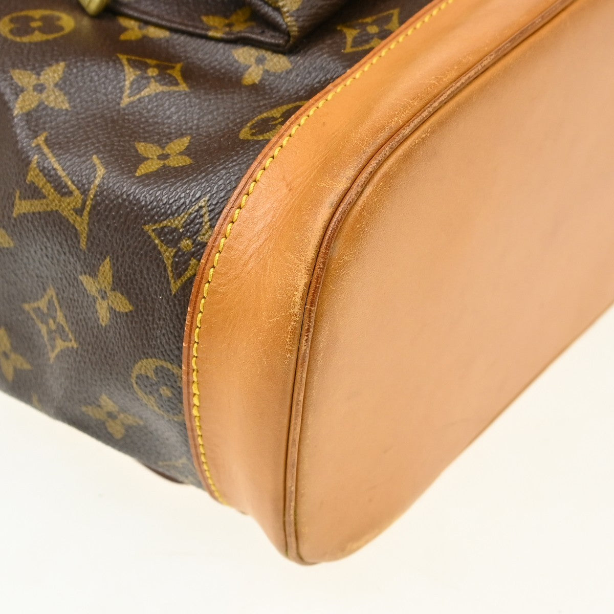 Louis Vuitton Vintage Montsouris Monogram Canvas Brown Canvas Backpack Bag (Pre-Owned)