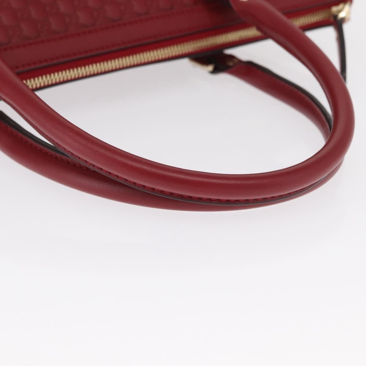 Gucci Margaux Microguccissima Leather Red Leather Tote Bag Bag (Pre-Owned)