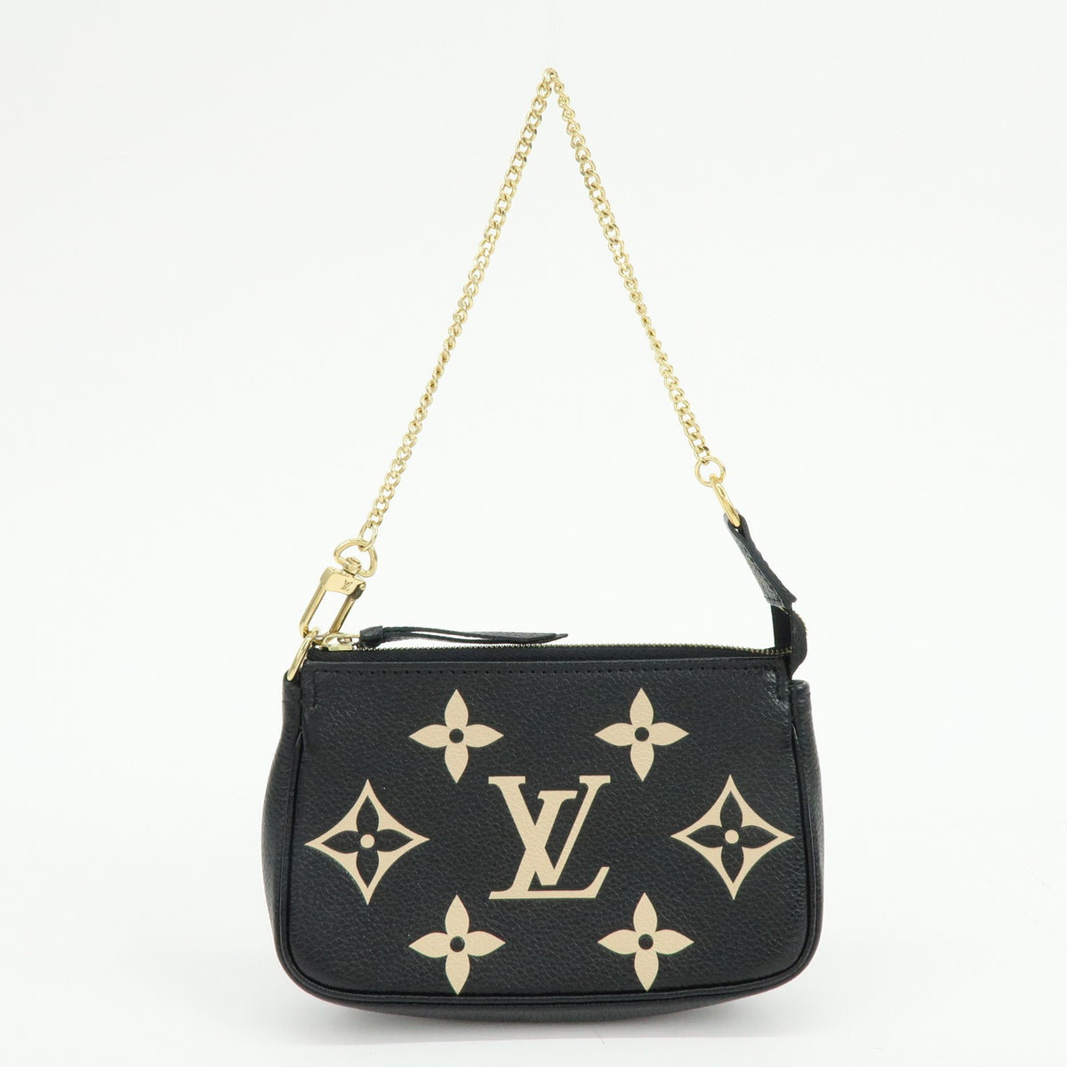 Louis Vuitton Pochette Accessoires Bicolor Monogram Empreinte Giant Black Leather Clutche & Pouche Bag (Pre-Owned)