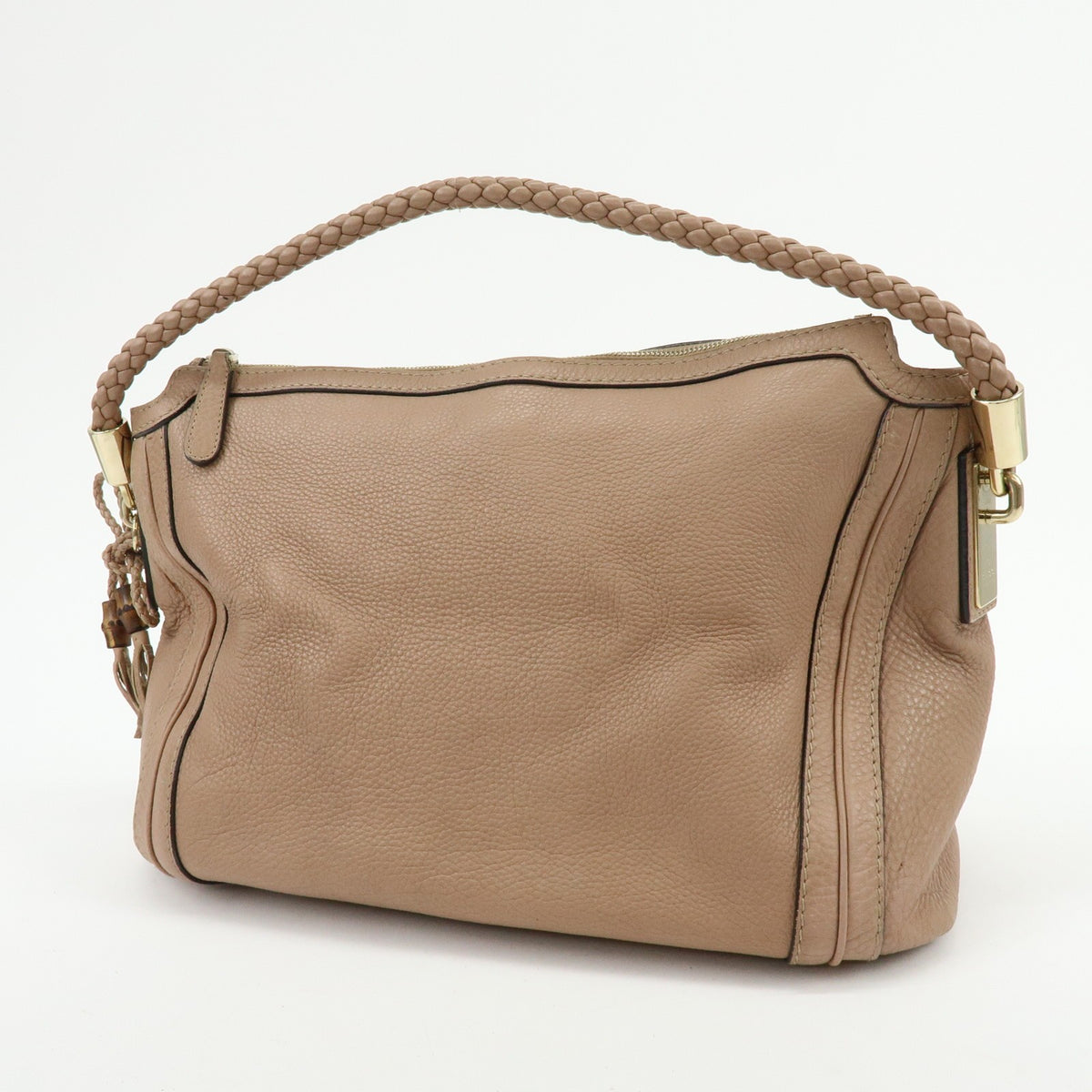 Gucci Bella Hobo Leather Pink Leather Shoulder Bag Bag (Pre-Owned)