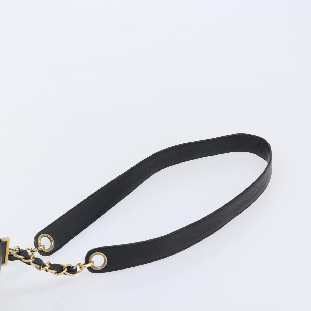 Chanel Vintage Cc Drawstring Bucket Caviar Black Leather Handbag (Pre-Owned)
