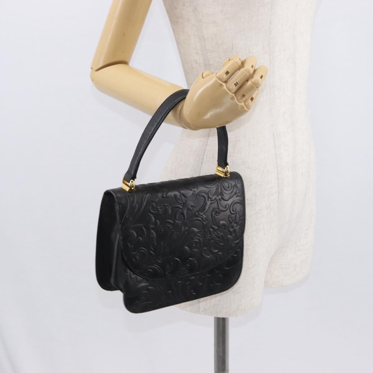 Balenciaga Vintage Leather Black Leather Handbag (Pre-Owned)