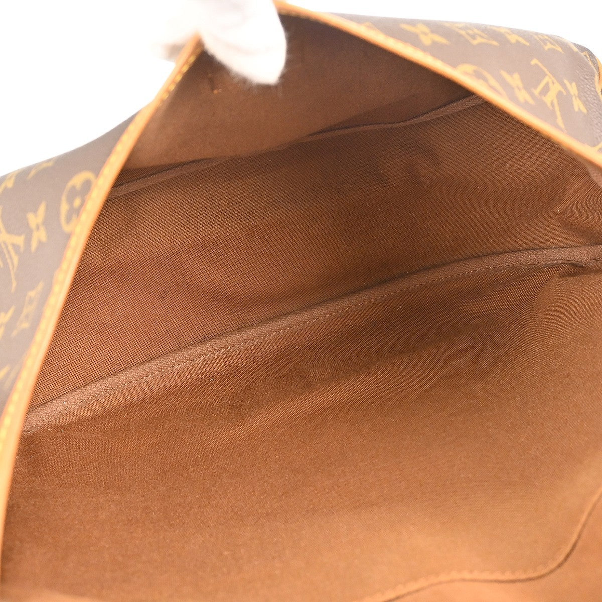 Louis Vuitton Saumur Monogram Canvas Brown Canvas Shoulder Bag Bag (Pre-Owned)