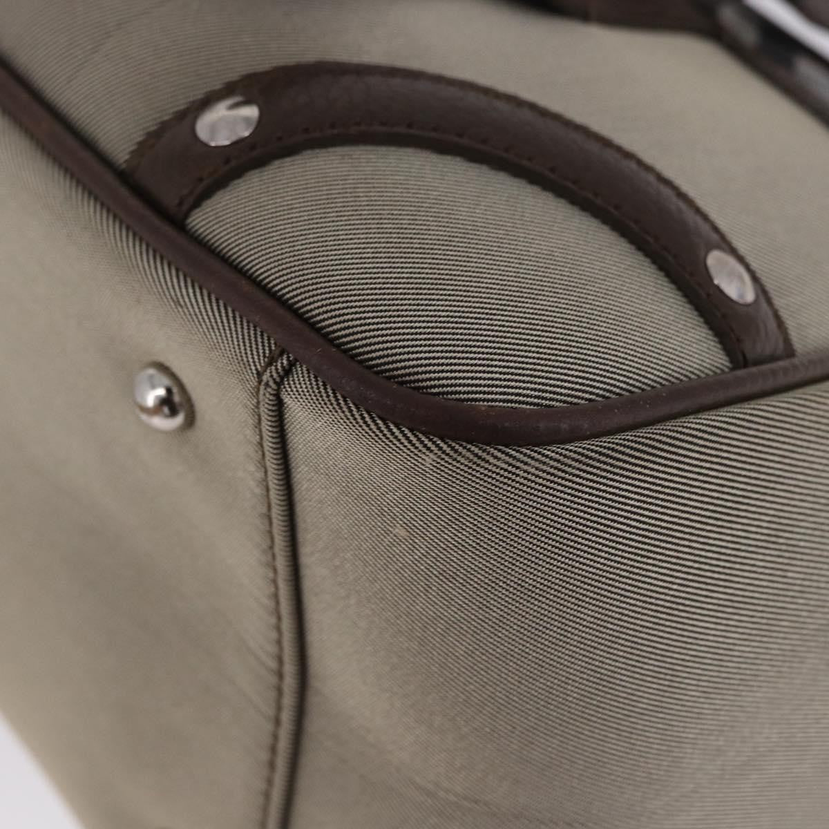 Burberry Nova Check Canvas Brown Canvas Handbag (Pre-Owned)