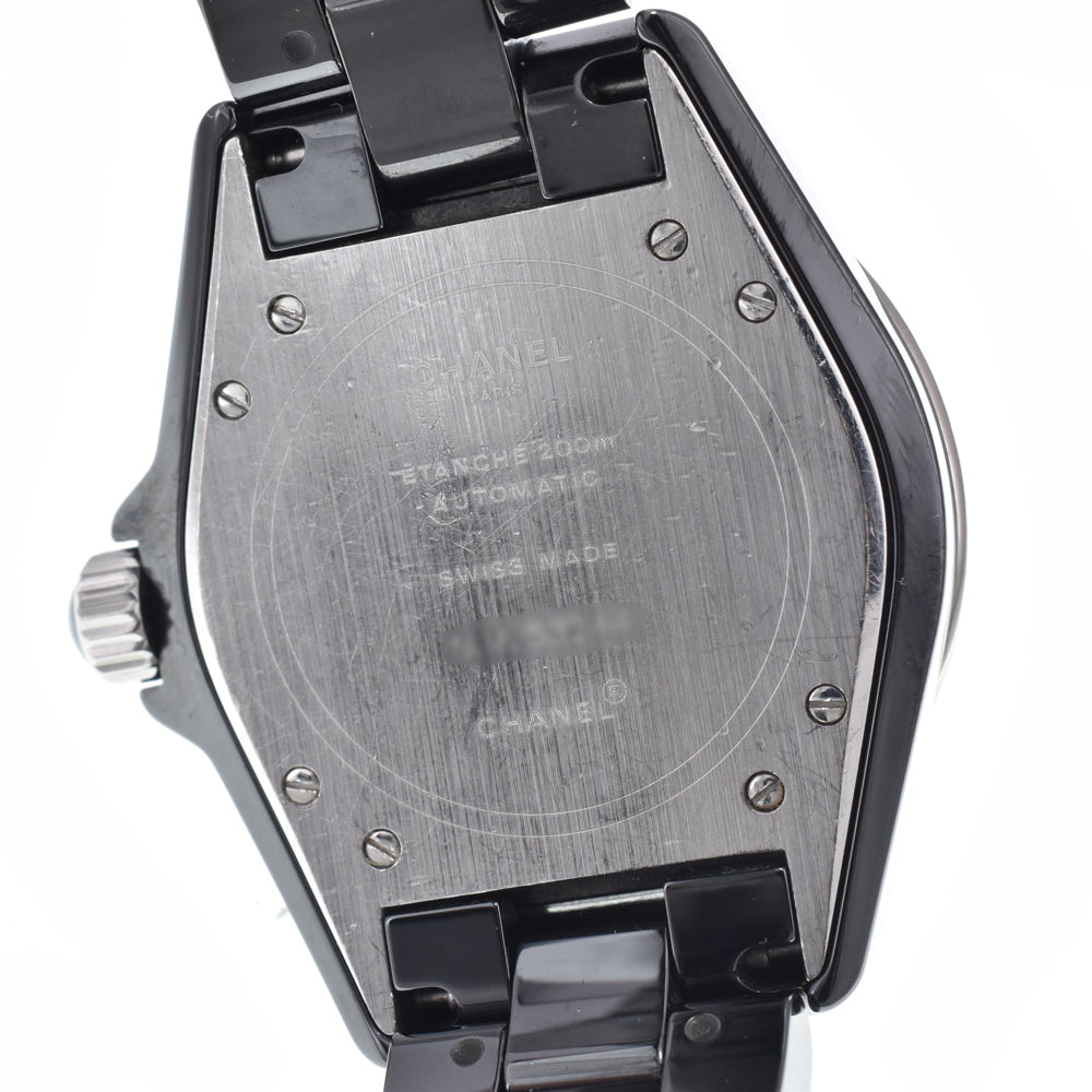 Chanel J12 Automatic Ceramic And Stainless Steel With Diamond Bezel Watch (Pre-Owned)