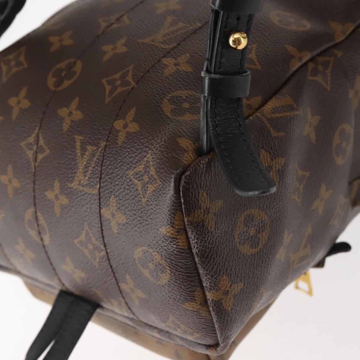 Louis Vuitton Palm Springs Reverse Monogram Canvas Brown Canvas Backpack Bag (Pre-Owned)