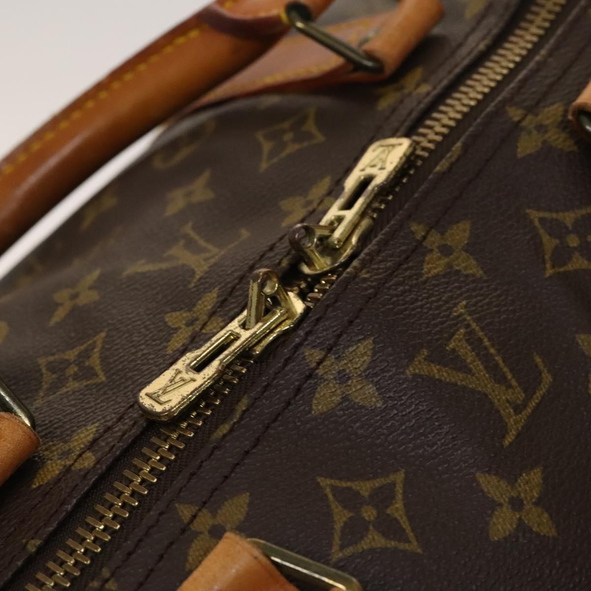 Louis Vuitton Keepall Monogram Canvas Brown Canvas Travel Bag Bag (Pre-Owned)