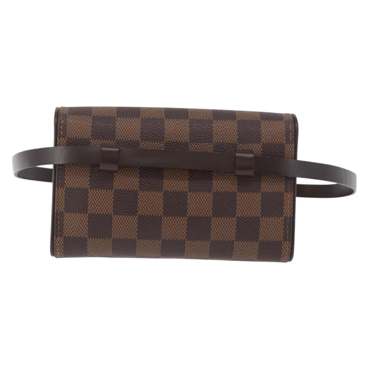 Louis Vuitton Florentine Waist Monogram Canvas Brown Canvas Clutche & Pouche Bag (Pre-Owned)