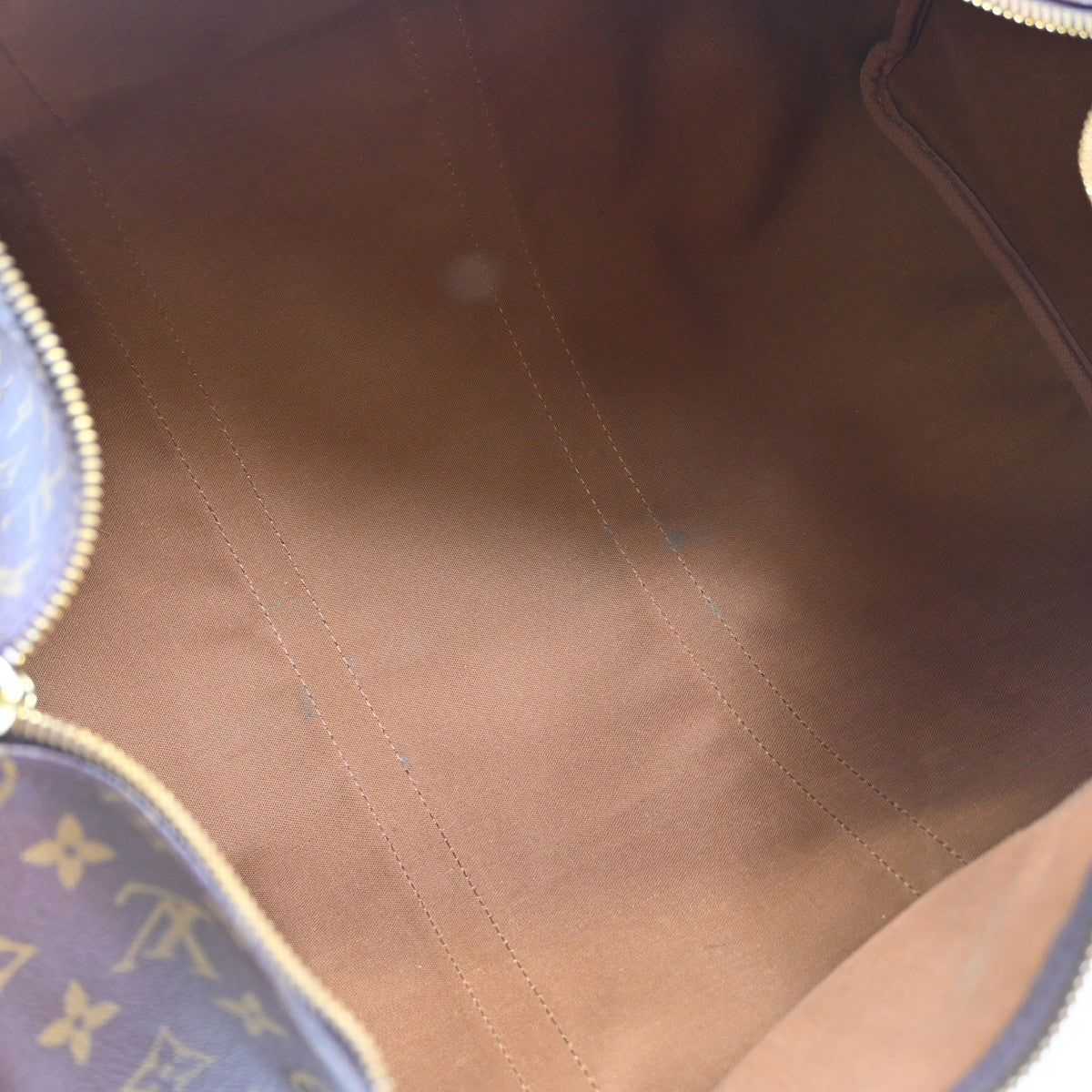 Louis Vuitton Keepall Monogram Brown Canvas Travel Bag Bag (Pre-Owned)