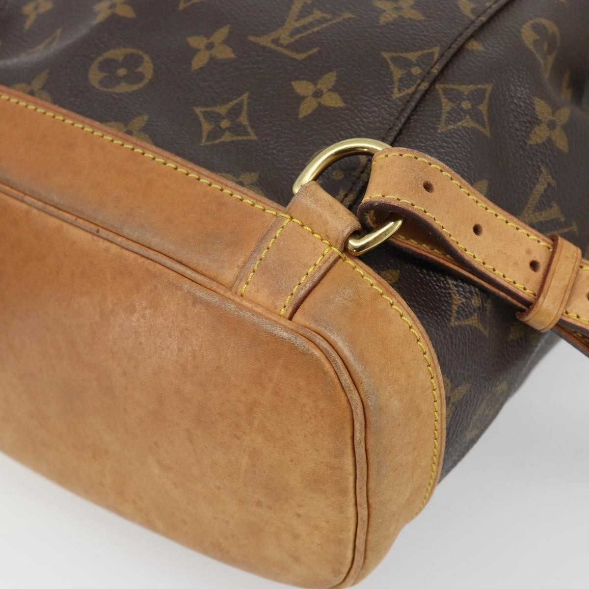Louis Vuitton Vintage Montsouris Monogram Canvas Brown Canvas Backpack Bag (Pre-Owned)