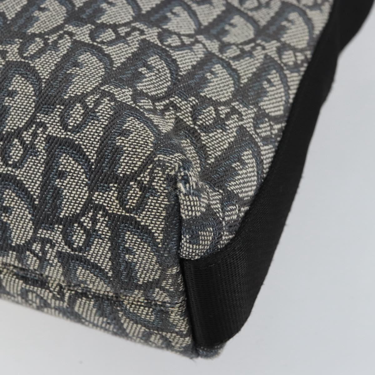 Christian Dior Vintage Trotter Canvas Navy Canvas Shoulder Bag Bag (Pre-Owned)