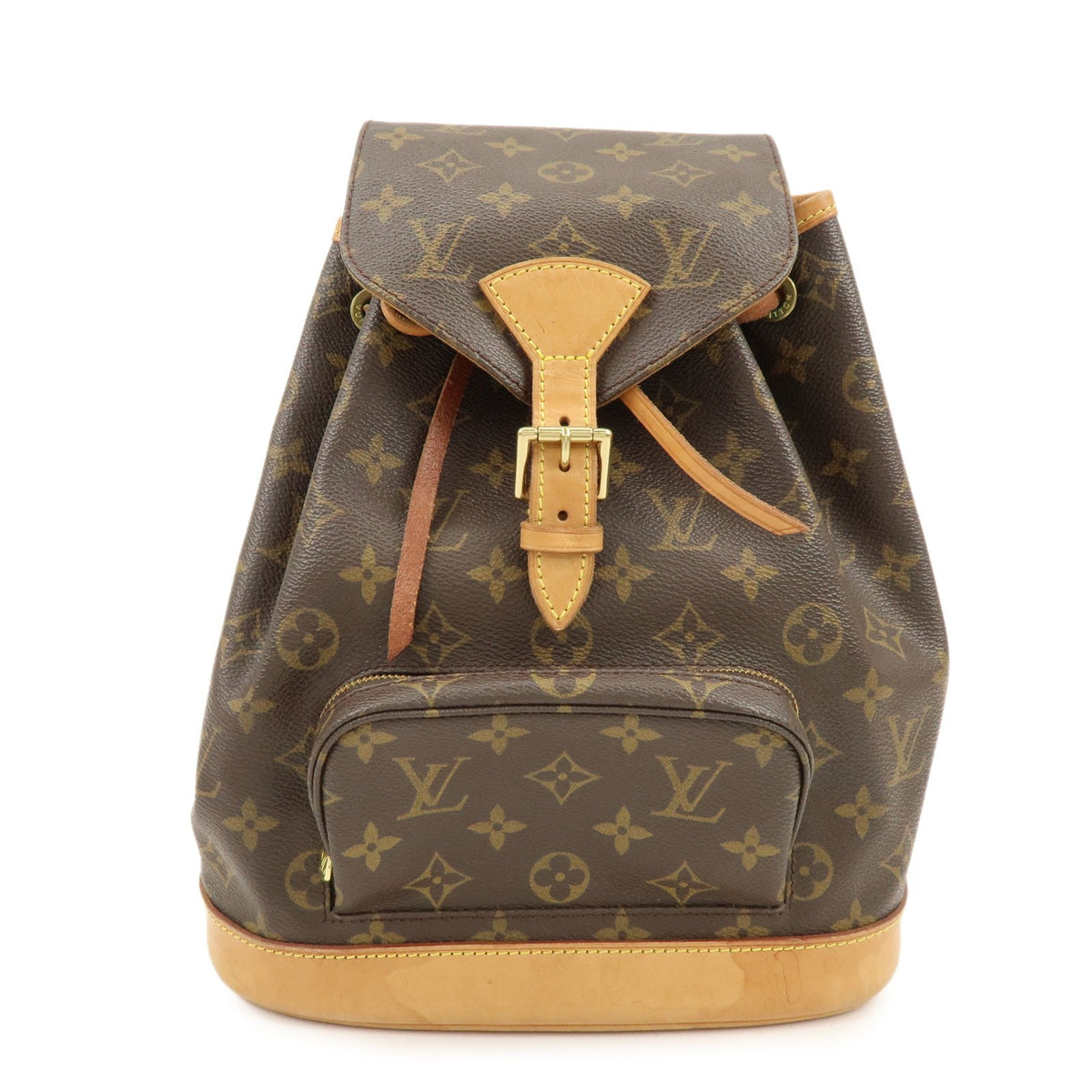 Louis Vuitton Vintage Montsouris Monogram Canvas Brown Canvas Backpack Bag (Pre-Owned)