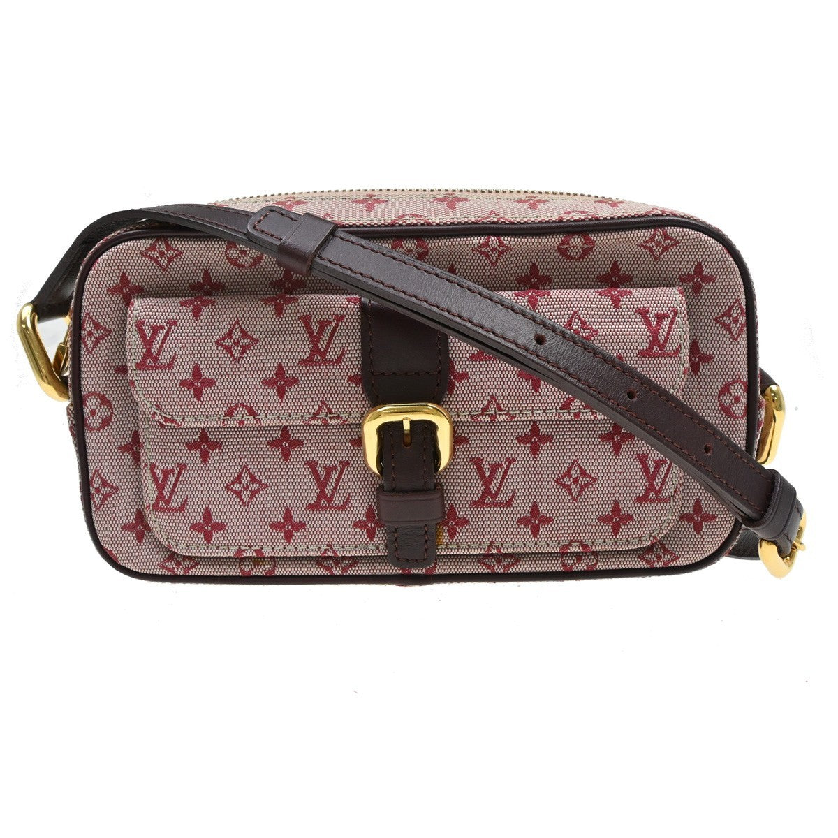 Louis Vuitton Juliette Mini Lin Red Canvas Shoulder Bag Bag (Pre-Owned)