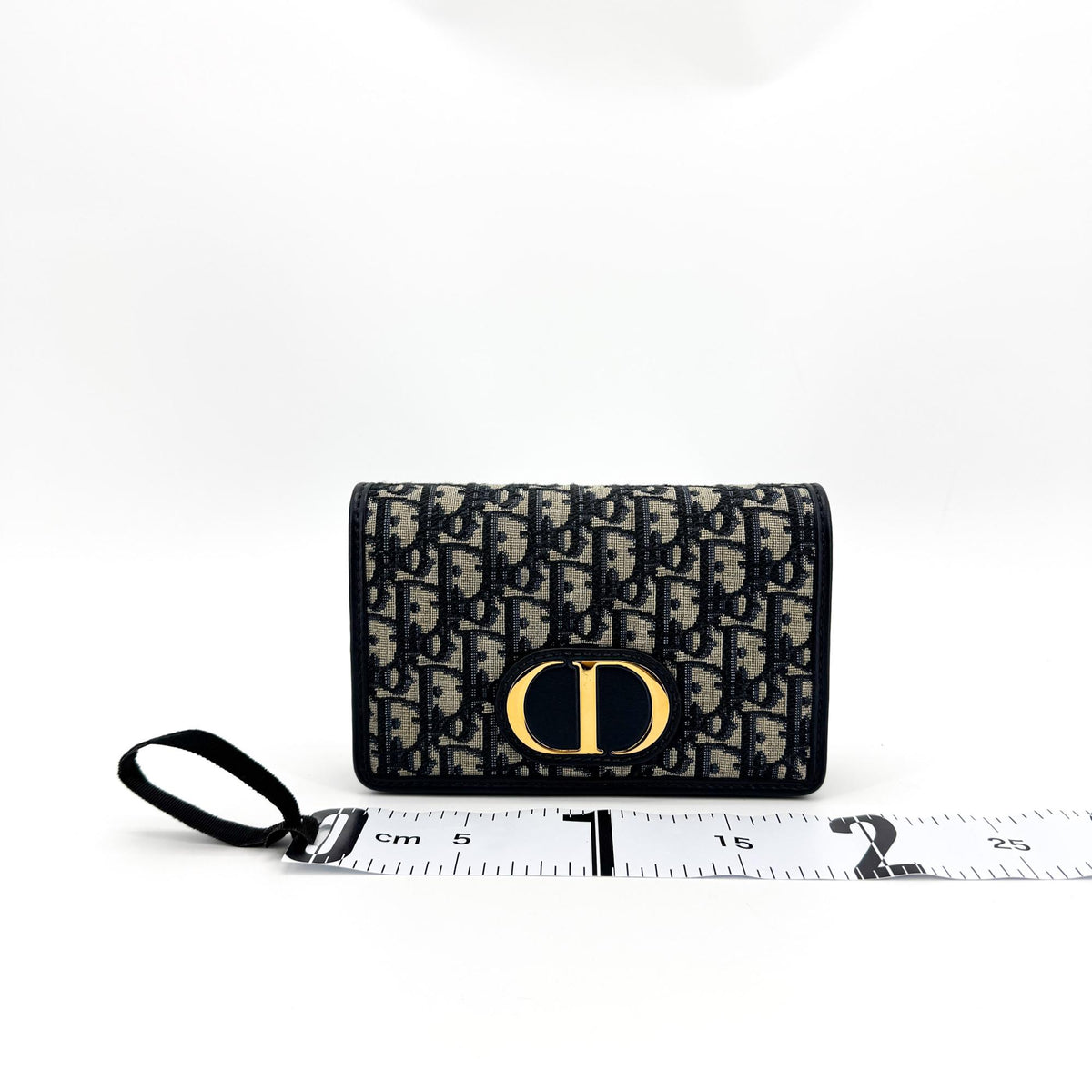 Christian Dior 30 Montaigne 2-In-1 Oblique Canvas Beige Canvas Clutche & Pouche Bag (Pre-Owned)