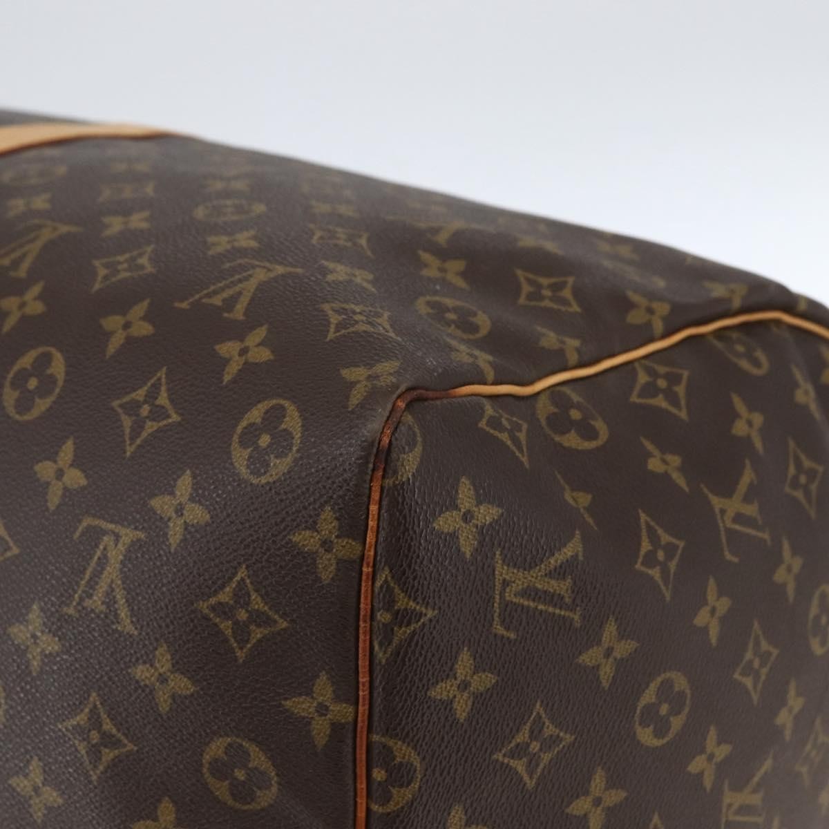 Louis Vuitton Keepall Monogram Canvas Brown Canvas Travel Bag Bag (Pre-Owned)