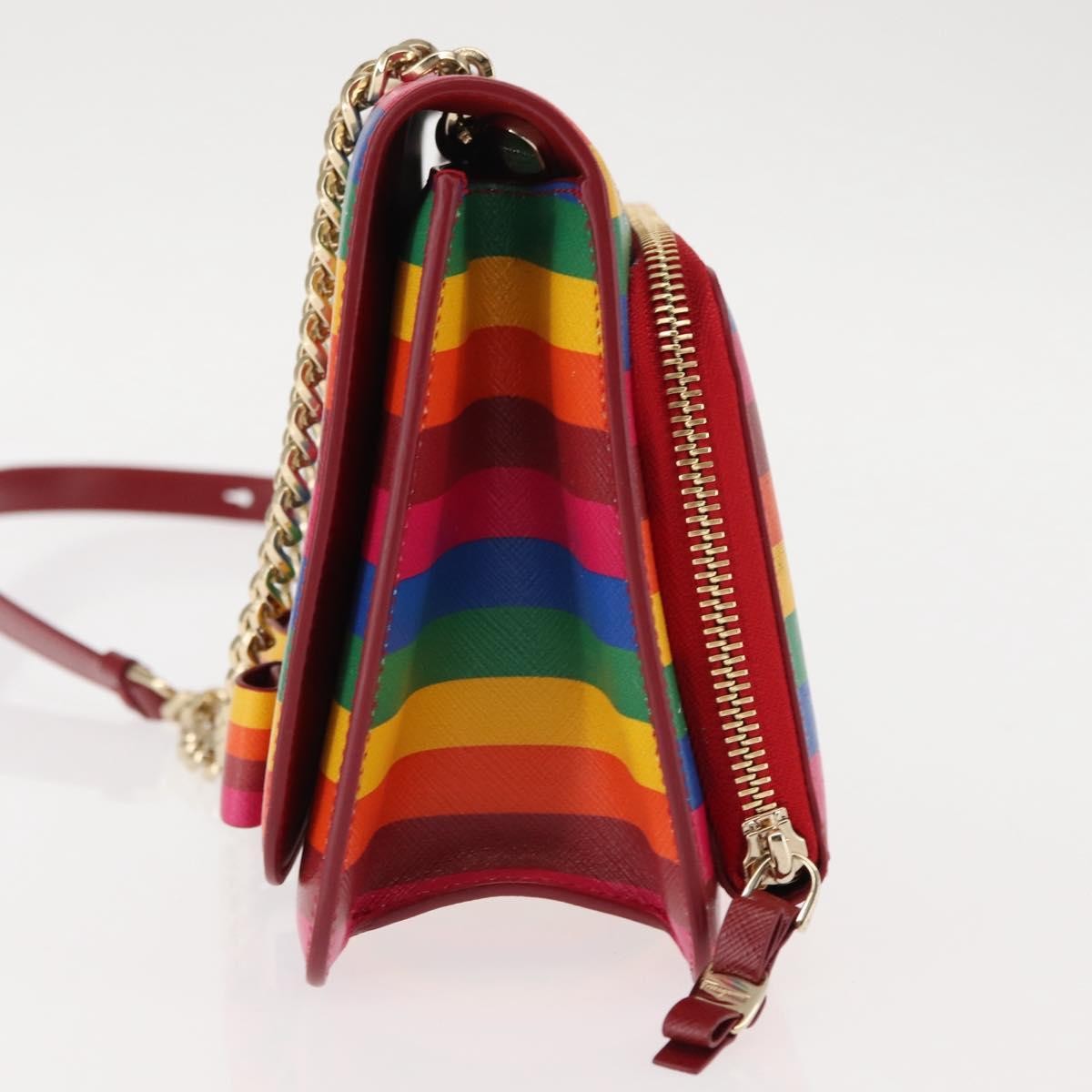 Salvatore Ferragamo Vara Bow Leather Multicolour Leather Crossbody Bag Bag (Pre-Owned)