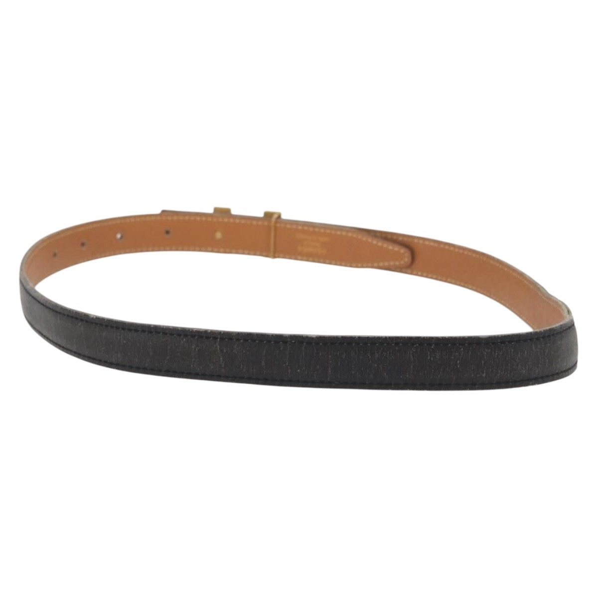 Hermes Constance Reversible Belt Leather Black Leather Belts Accessory (Pre-Owned)
