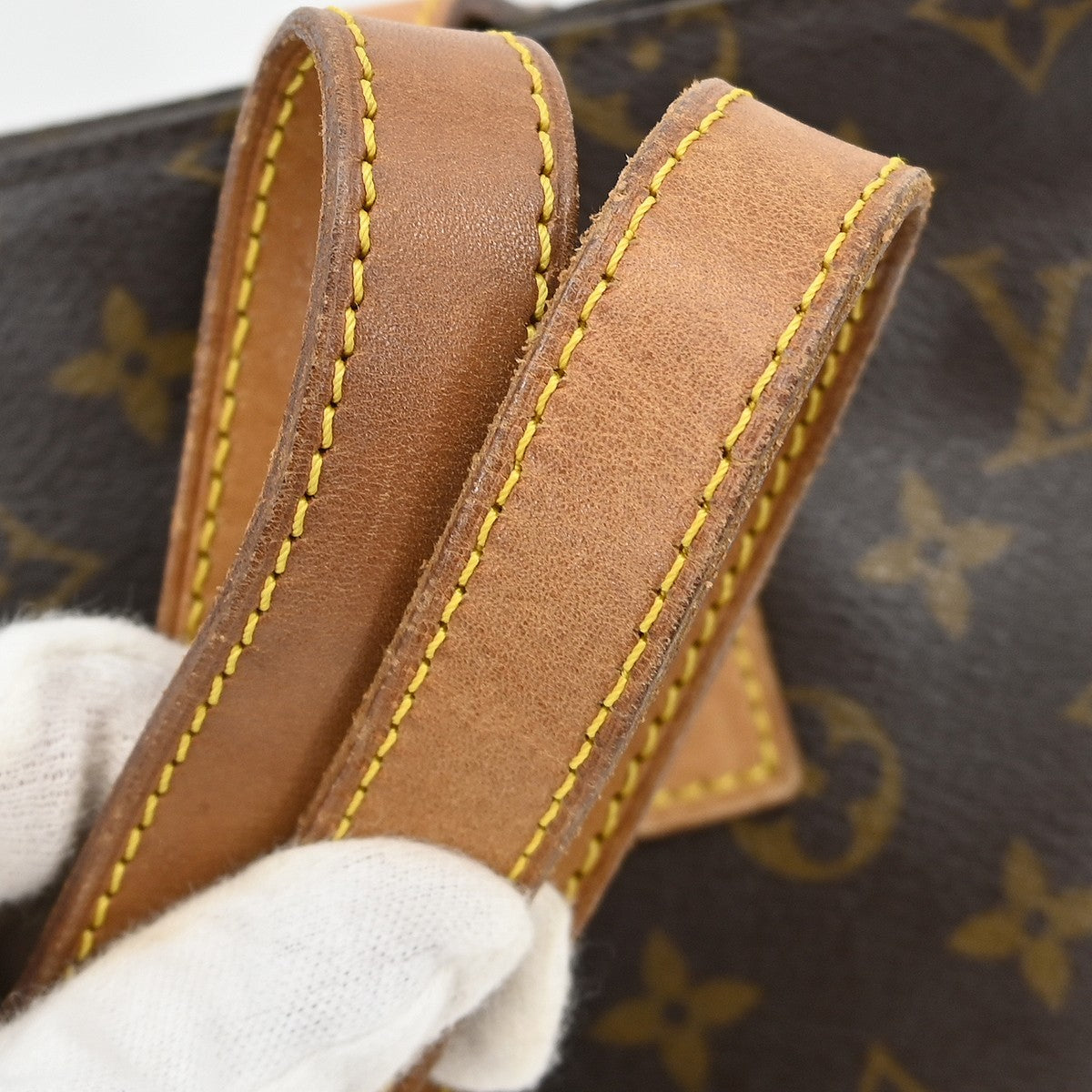 Louis Vuitton Cabas Piano Monogram Canvas Brown Canvas Tote Bag Bag (Pre-Owned)