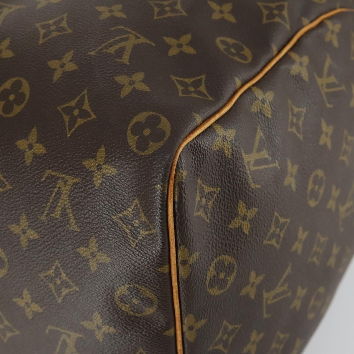 Louis Vuitton Keepall Monogram Canvas Brown Canvas Travel Bag Bag (Pre-Owned)