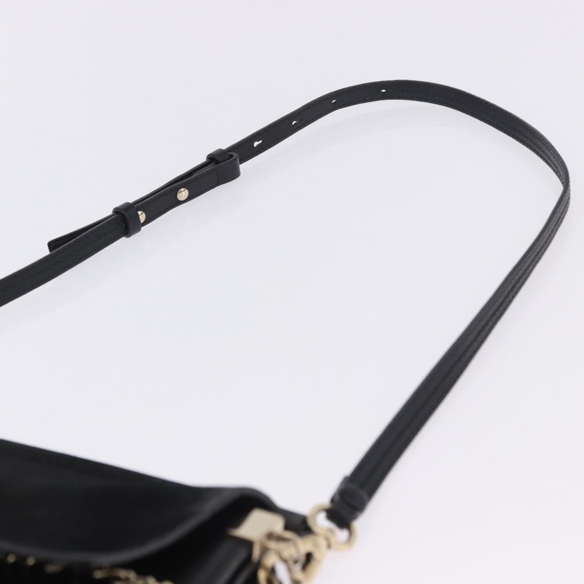 Chloe Faye Leather And Suede Black Suede Crossbody Bag Bag (Pre-Owned)