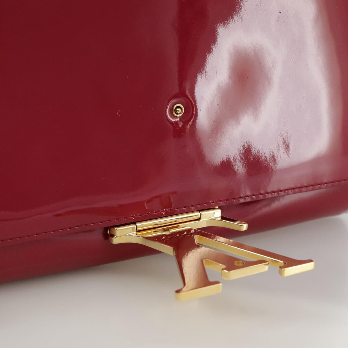 Louis Vuitton Louise Clutch Patent Pink Patent_Leather Bag (Pre-Owned)