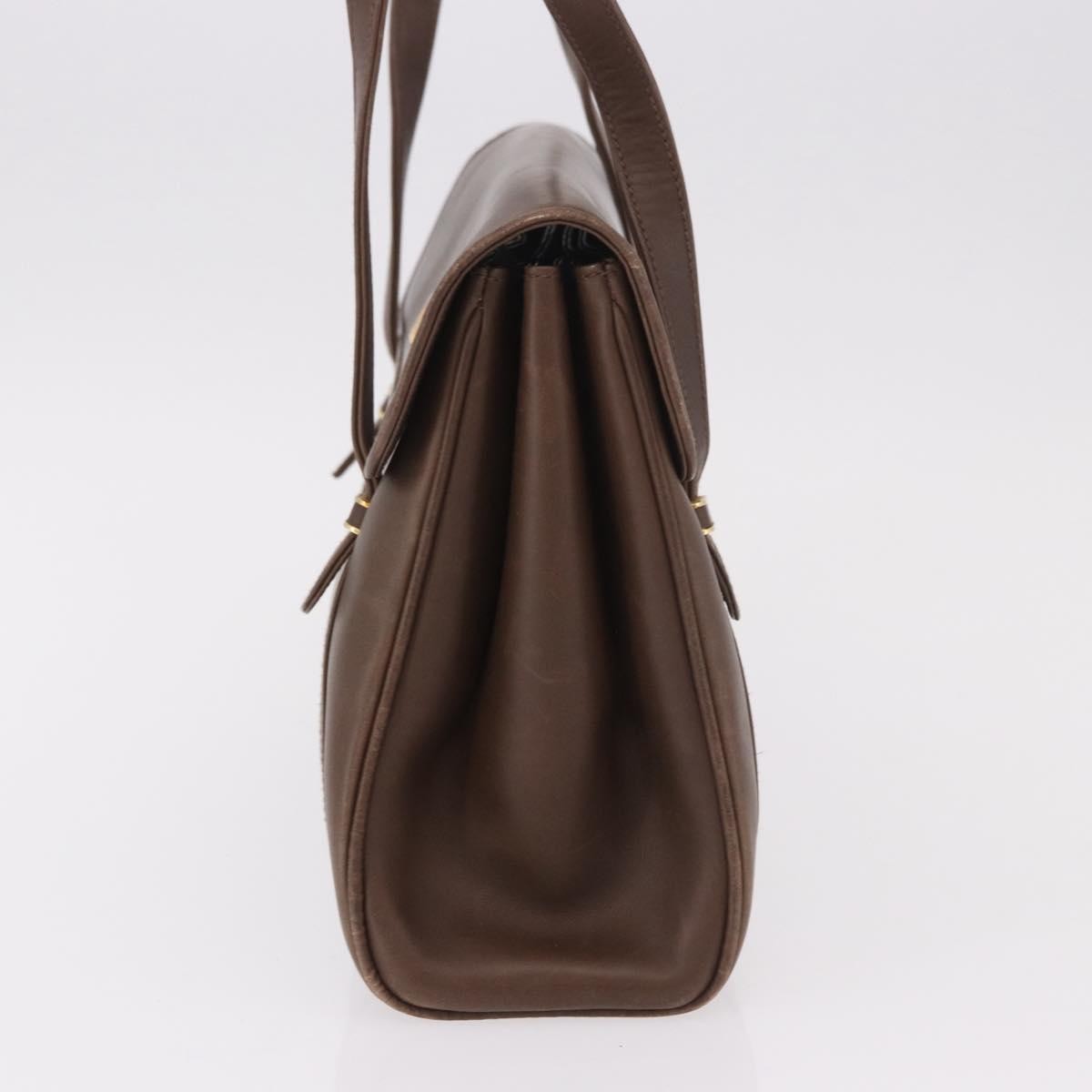 Gucci Vintage Leather Brown Leather Tote Bag Bag (Pre-Owned)