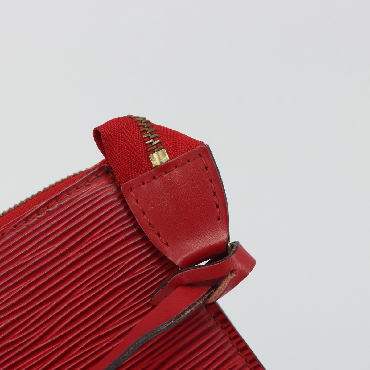 Louis Vuitton Pochette Accessoires Epi Red Leather Clutche & Pouche Bag (Pre-Owned)