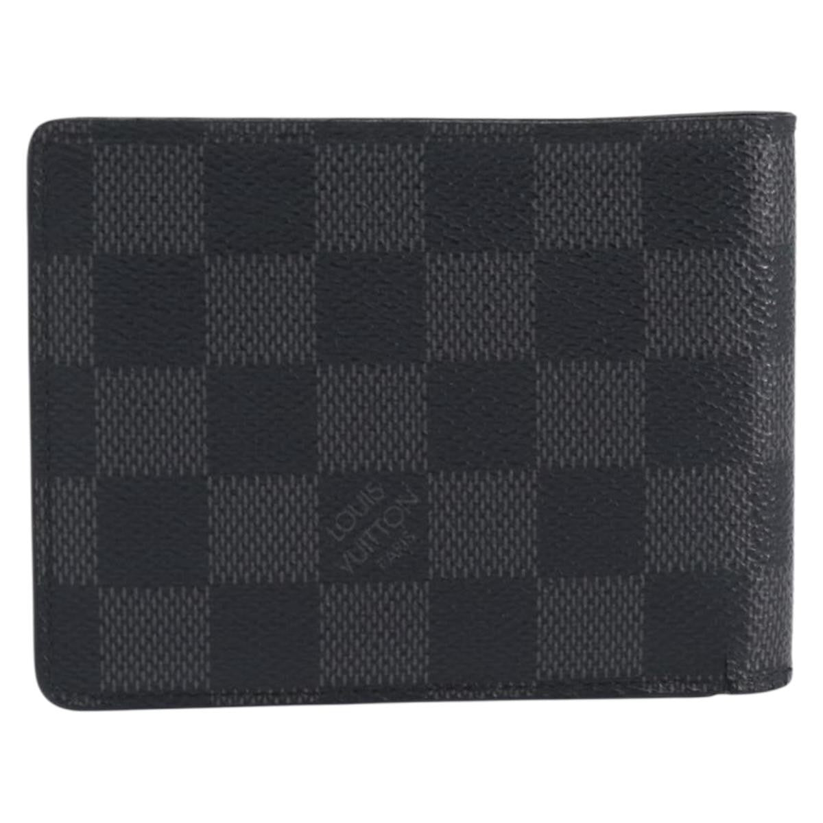 Louis Vuitton Multiple Damier Graphite Gray Canvas Wallets Accessory (Pre-Owned)