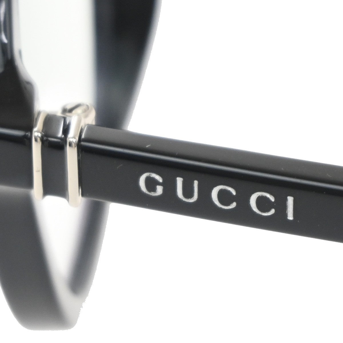 Gucci Eyewear Interlocking G Sunglasses Black Plastic Sunglasse Accessory (Pre-Owned)