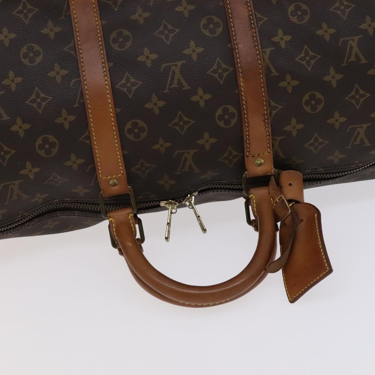 Louis Vuitton Keepall Monogram Canvas Brown Canvas Travel Bag Bag (Pre-Owned)
