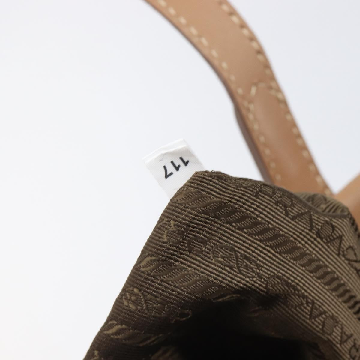 Prada Covered Strap Open City Calfskin Beige Leather Tote Bag Bag (Pre-Owned)
