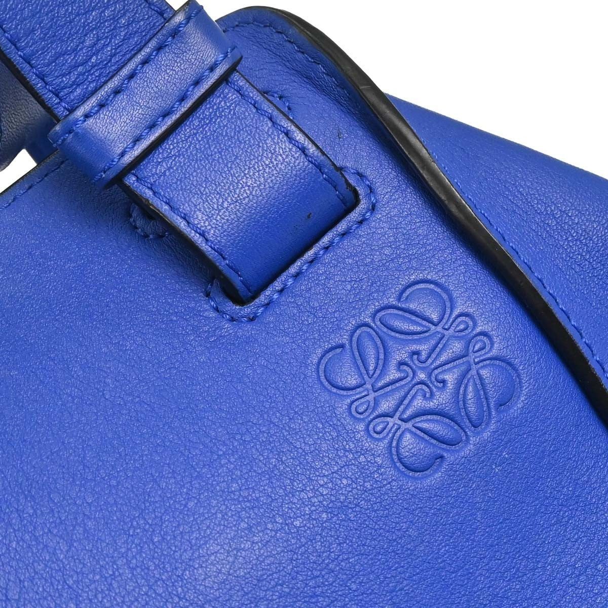 Loewe Hammock Leather Blue Leather Handbag (Pre-Owned)